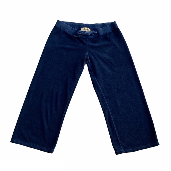 JUICY COUTURE FRENCH TERRY CAPRIS - SIZE MEDIUM - Picture 1 of 2